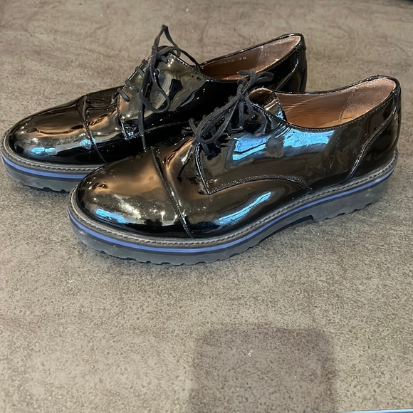 Altariva Patent Black Oxford Shoes - Picture 2 of 4